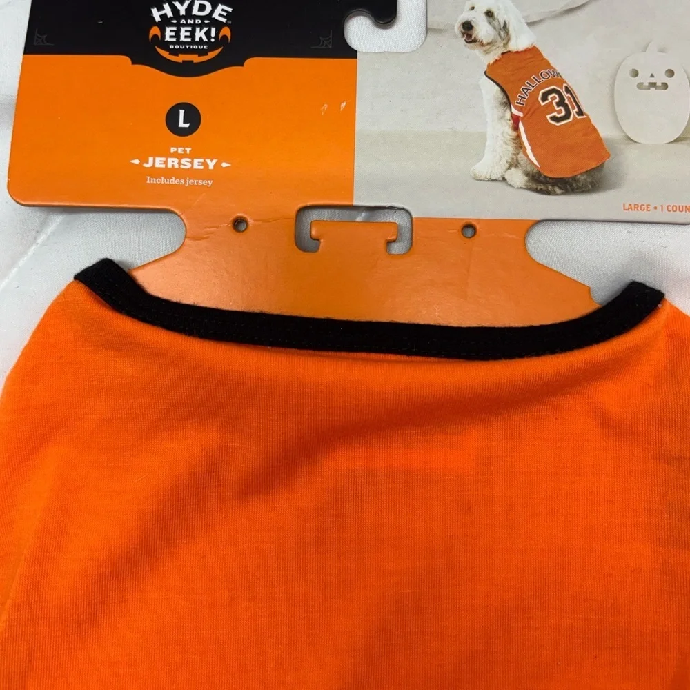 Hyde & Eek Orange Halloween Dog Costume for large breed